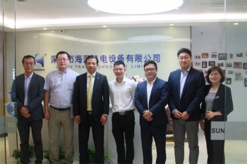 熱烈歡迎三菱電機(jī)自動(dòng)化蒞臨海藍(lán)機(jī)電參觀指導(dǎo)工作！
