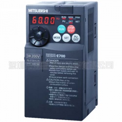 三菱變頻器FR-E720-0.1K日本原裝，電源三相220V,